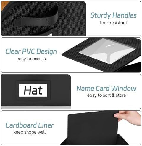 AOODA Stackable Hat Storage Box for Baseball Caps, Holds 12 Caps - Image 6