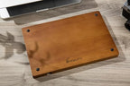 Shinpuru Wooden Valet Tray for Men, Nightstand Organizer with Leather Inlay, EDC Essentials Catchall Tray for Keys, Phone, Wallet, Watch, Earbuds - Bedside Desk Entryway Tray (Wood-Pen) - Image 6