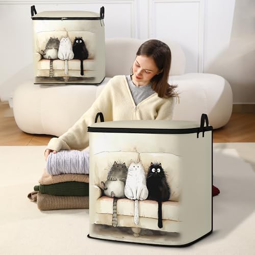 2pcs blanket storage bag for under bed,closet organizers 95L - Image 5