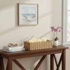 CubesLand Scalloped Toilet Paper Storage Basket W/Handle for Home Decor - Image 5