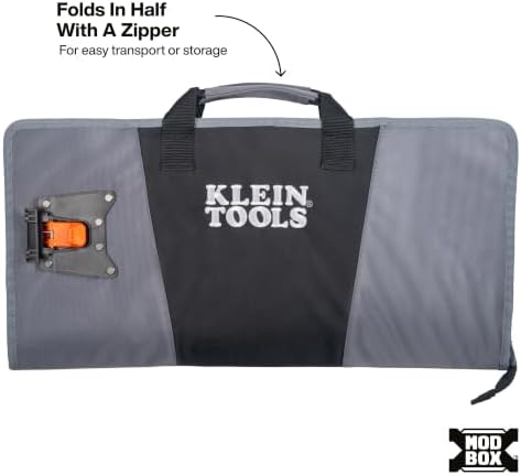 Klein Tools 54813MB MODBox Utility Cart Tool Apron, Tool Storage Organizer, Utility Cart Accessories, Zips Closed for Storage or Transport - Image 3