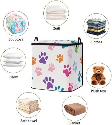 2pcs blanket storage bag for under bed,closet organizers 95L - Image 2