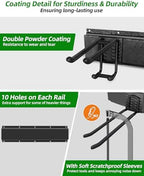 PIYILO 64 in Garage Tool Organizer Wall Mount, Adjustable Tool Storage Rack - Image 5