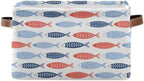 Fish Rectangular Storage Basket Organizer Bin Shelf Baskets For Clothes Gifts For Home Office Dorm by Bzocm