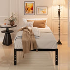 Maenizi Heavy Duty Twin Bed Frame 14 Inch Metal Support Up to 2500 lbs - Image 6