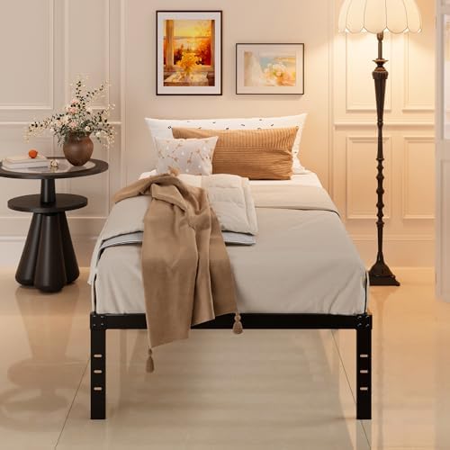 Maenizi Heavy Duty Twin Bed Frame 14 Inch Metal Support Up to 2500 lbs - Image 6