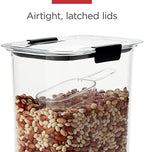Rubbermaid Brilliance BPA-Free Airtight Food Storage Containers with Lids Set of 20 with Scoops Perfect for Kitchen and Pantry Organization - Image 4