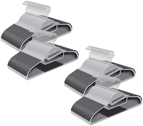 SONGMICS Suit Hangers, Set of 100, Non-Slip, S-Shaped Opening by Unknown