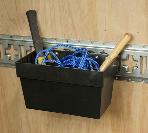 Mytee Products Heavy Duty E-Track Storage Bin for E-Track Systems - Large E-Track Basket Organizer for Trucks, Enclosed Trailer, Garage, Vehicles - E-Track Accessories for Enclosed Trailer - Image 2