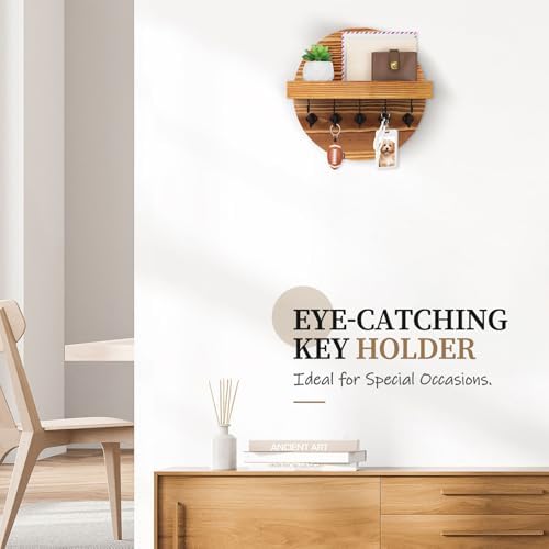 Nekon Key Holder Wall Mount, Key and Mail Organizer for Wall - Image 5