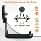 ENUODA Strong Magnetic Hooks Heavy Duty Large Magnet Garage Storage Hooks - Image 4