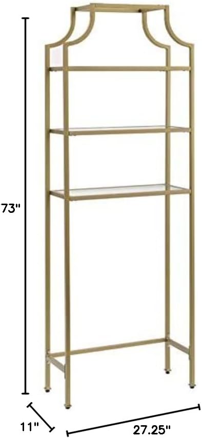 Crosley Furniture Aimee Over-the-Toilet Organizer - Image 3