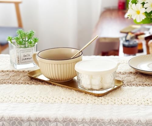 Small Gold Tray, 8.7 Inch Stainless Steel Serving Tray - Image 5