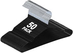 Quality Non-Slip Metal Hangers 50 Pack - Slim Space Saving for Closet by QualityHangers