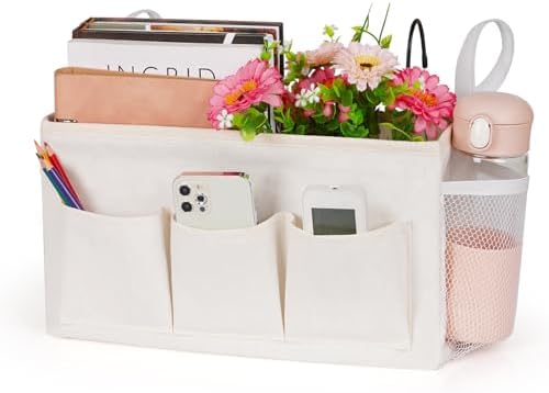 Lilithye Bedside Caddy, Bedside Storage Bag Hanging Organizer for Bunk Bed by Lilithye