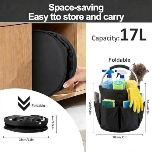 Cleaning Caddy For Cleaning Supplies Organizer Bucket - Image 2
