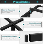Maenizi 14 Inch Queen Bed Frame Heavy Duty Metal Support Up to 3000 lbs - Image 6