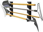 StoreYourBoard Shed Tool Organizer Wall Mount, Garage Organization, Garden Tool Organizer for Shovels and Rakes, Solid Steel Holds 100 lbs by StoreYourBoard