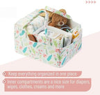 Mr. Pen- Baby Diaper Caddy Organizer, Blooming Palette - Image 4