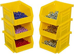 Akro-Mils Storage Bins 30210, Plastic | Stackable | Hanging Design | 5" x 4" x 3" | Yellow | Pack of 24 - Image 2