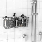 MaraFansie Extra Large Hanging Wall Basket 4-Pack Wall Mounted Wire Basket Cabinet Storage Bin Organizer Wall Shelves Farmhouse Decor for Home Kitchen Bathroom, Black - Image 4