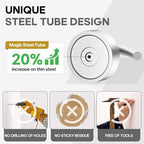 Neosmuk Magnetic Hooks Steel Tube Design for Cruise,32lb+ Silver,10 Pack - Image 2