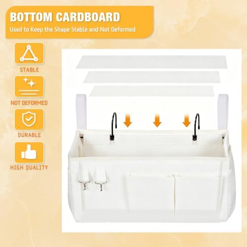 Lilithye Bedside Caddy, Bedside Storage Bag Hanging Organizer for Bunk Bed - Image 6