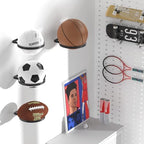 Garage Ball Storage Rack, Wall Mount Holder Space Saving for Basketball - Image 3
