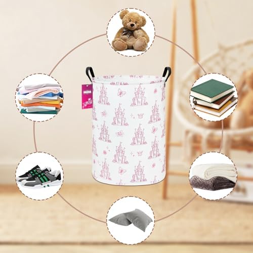 Castle Storage Bin Nursery Organizer Basket - Image 5
