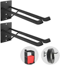 14" Large Heavy Duty Garage Hooks, 2-Pack Steel Garage Storage Hooks with Support Rods, Utility Wall Mount Hangers for Power Tools, Car Tires, Ladders, Chairs, Garden Tools and More by Unknown