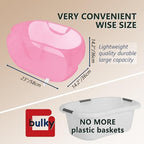 Collapsible Laundry Hamper Basket,Pop Up Mesh Foldable Bag for Laundry Room - Image 3