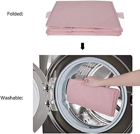 GRANNY SAYS 3-Shelf Hanging Closet Organizer, Foldable Storage, Pink | 33 lb Capacity, No-Sag Support, Keeps Clothes Neat, Folds Flat, Fits RV, Dorm & Small Closets, 2 Pack - Image 6