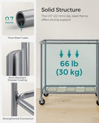 SONGMICS Laundry Basket with Wheels, 3-Section, 52.7 Gallons (199.5 L) - Image 5