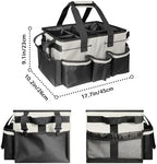 Boczif Cleaning Caddy Bag Wearable,Cleaning Caddy Supplies Organizer(White) - Image 6