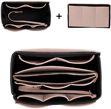 ZTUJO Purse Organizer Insert, Felt Bag Organizer with Metal Zipper, Handbag & Tote Shaper, For Speedy Neverfull Tote, 7 Sizes - Image 5