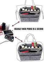 LEXSION Felt Purse Organizer Insert, Tote Bag Shaper Dividers with 5 Sizes - Image 5