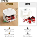 UFORU 6-Tier Small Vertical Shoe Rack,Plastic Shoe Organizer,Narrow Spaces - Image 4