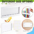 Qinyoung Acrylic Straw Holder for Cabinet Door,Classic,Extra Large,White - Image 2