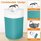 BlissTotes 75L Laundry Basket, Freestanding Collapsible Hamper, Green - Image 3
