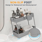 Sevenblue 2-Pack Under Sink Organizer with Hooks & Hanging Cup for Kitchen - Image 6