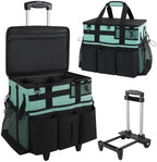 SCAVATA Rolling Cleaning Caddy Bag with Detachable Trolley & Wheels by Tidyyourlife