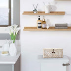 Hipiwe Wicker Shelf Baskets with Lid, X-Small Woven Seagrass Basket Bin - Image 4