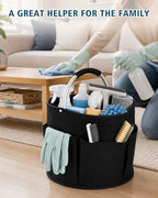 RAYBIN 17L Cleaning Caddy for Cleaning Supplies, Foldable Cleaner Basket - Image 2