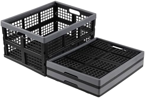 Foldable Storage Crates, 3-Pack Collapsible Plastic Utility Crate - Image 7