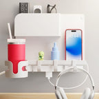 WallShelfie Bedside Wall Organizer & Dorm Decor for Dorm Room - 2.0, White by Smallish