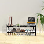 Shoe Rack, 45.6" Expandable Shoe Storage Organizer for Closet - Stackable - Image 2