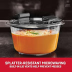 Rubbermaid Brilliance® Round and Rectangular Leak Proof Food Storage Containers, 12 Piece Set - Image 3