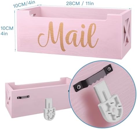 Wooden Mail Organizer Countertop - Image 4