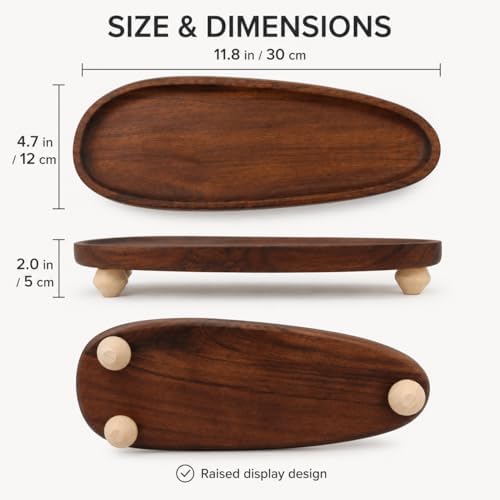 Wooden Entryway Catchall Tray for Keys, Watch & Small Essentials - Image 6