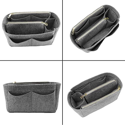 LEXSION Felt Purse Organizer Insert, Tote Bag Shaper Dividers with 5 Sizes - Image 3